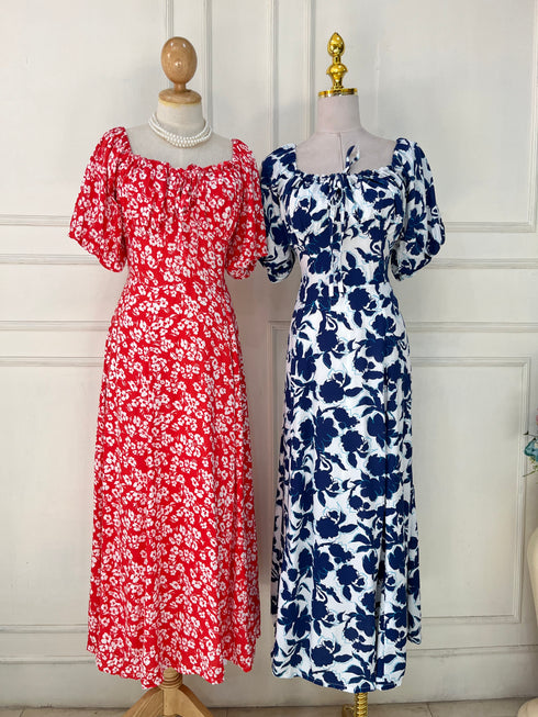 Women Spring Cotton Floral Dresses